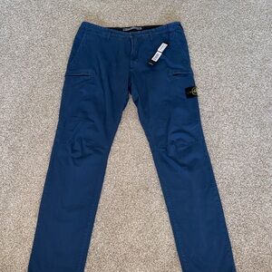 Stone Island Deep Blue Cargo Pants